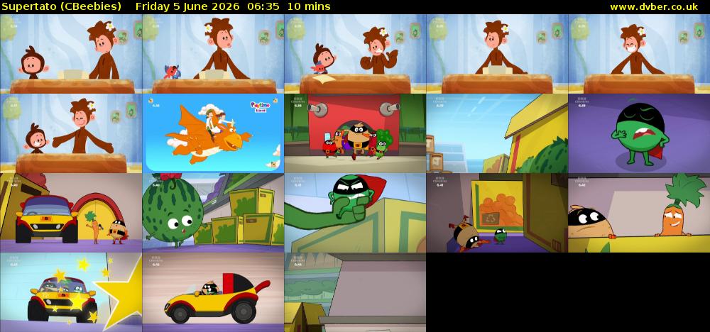 Supertato (CBeebies) Friday 5 June 2026 06:35 - 06:45