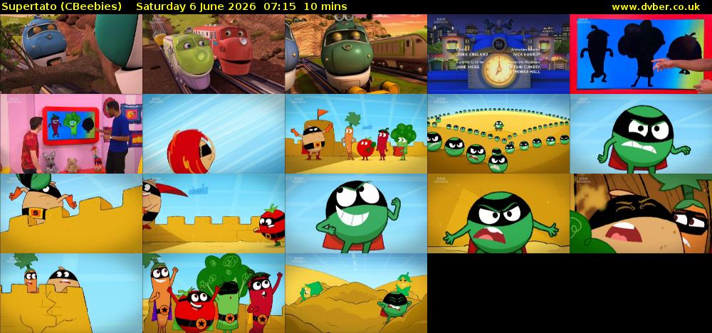 Supertato (CBeebies) Saturday 6 June 2026 07:15 - 07:25