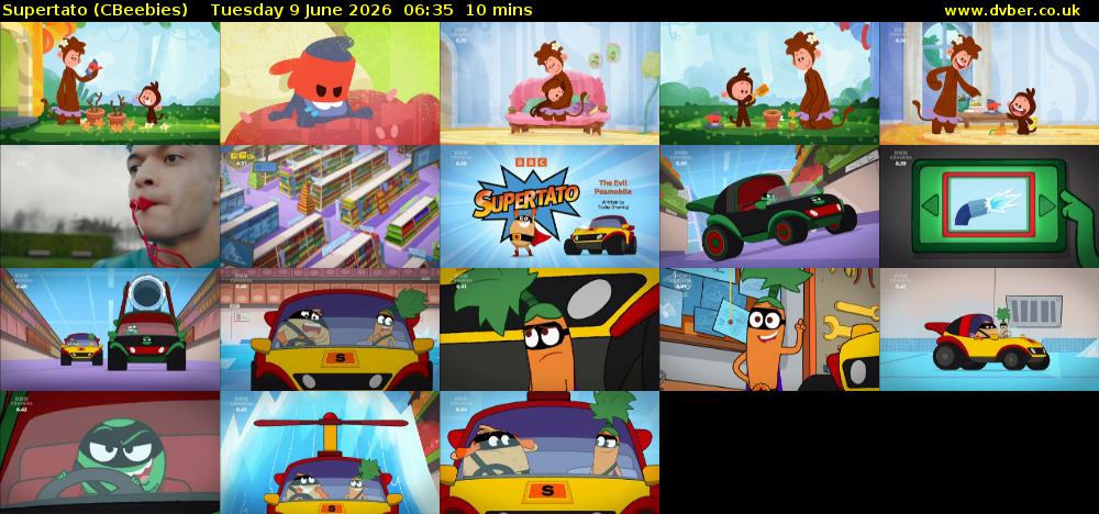 Supertato (CBeebies) Tuesday 9 June 2026 06:35 - 06:45