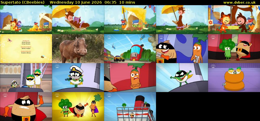 Supertato (CBeebies) Wednesday 10 June 2026 06:35 - 06:45
