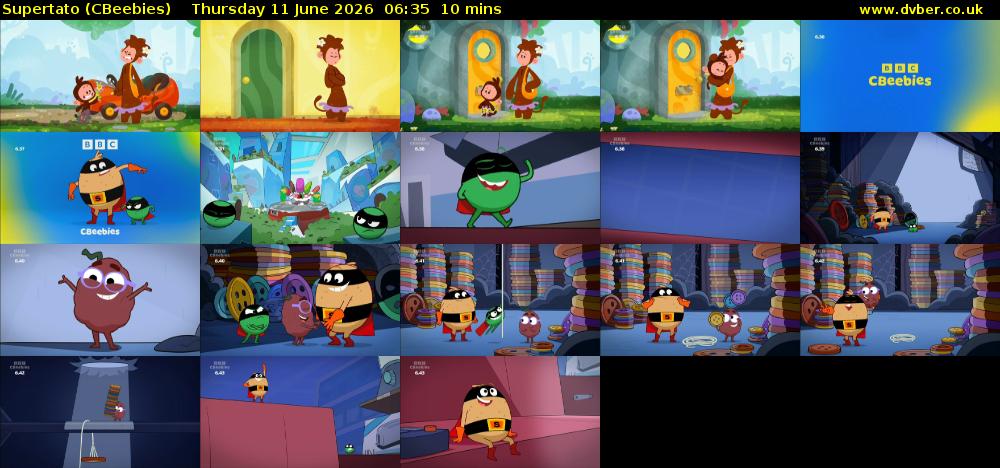 Supertato (CBeebies) Thursday 11 June 2026 06:35 - 06:45