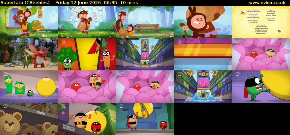 Supertato (CBeebies) Friday 12 June 2026 06:35 - 06:45