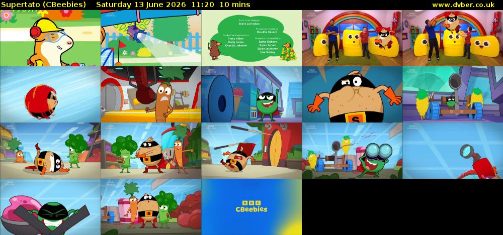 Supertato (CBeebies) Saturday 13 June 2026 11:20 - 11:30