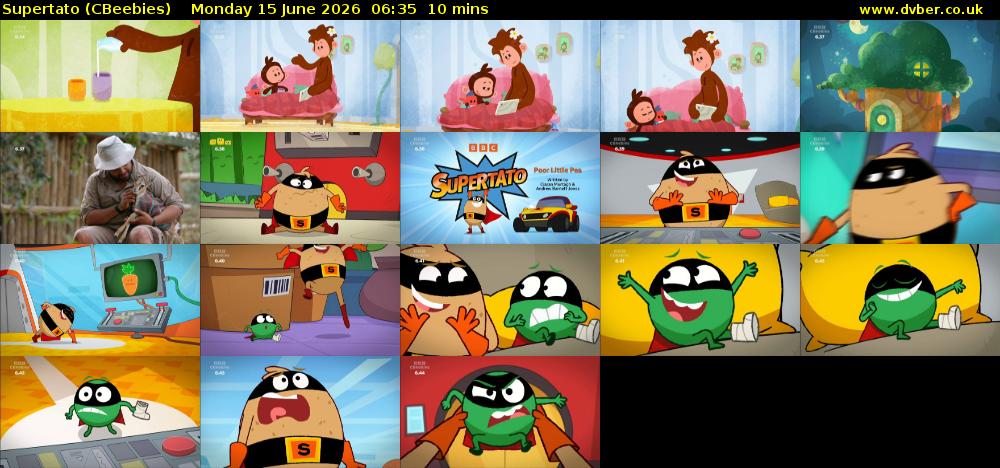 Supertato (CBeebies) Monday 15 June 2026 06:35 - 06:45