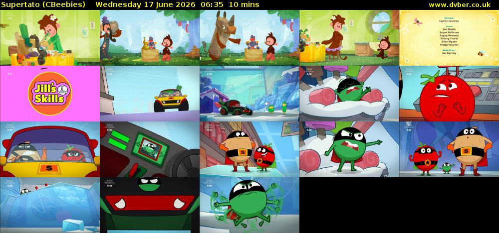 Supertato (CBeebies) Wednesday 17 June 2026 06:35 - 06:45