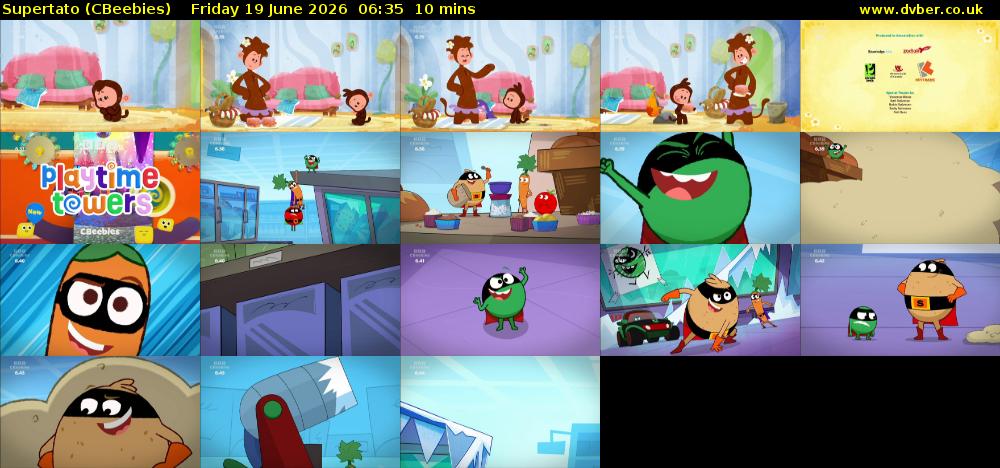 Supertato (CBeebies) Friday 19 June 2026 06:35 - 06:45