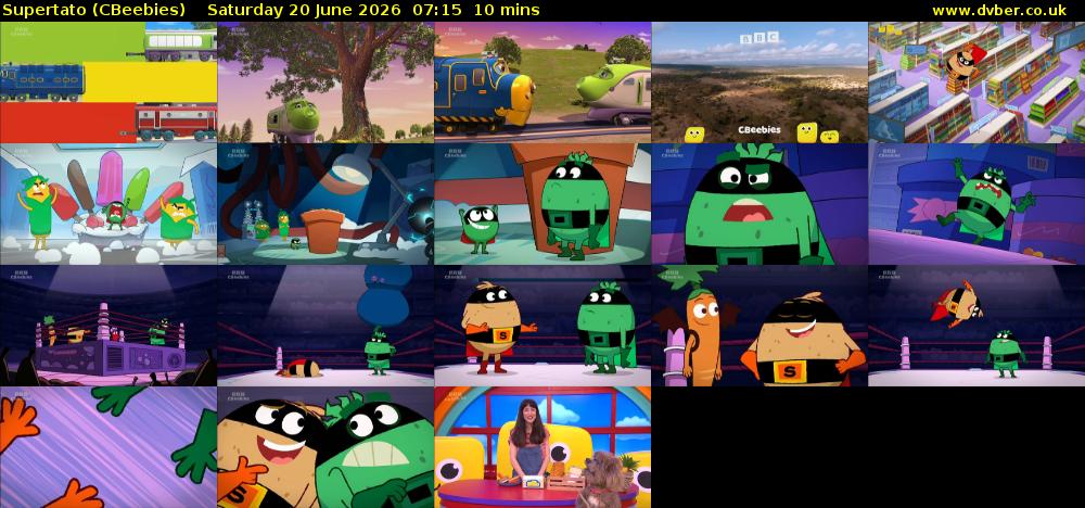 Supertato (CBeebies) Saturday 20 June 2026 07:15 - 07:25