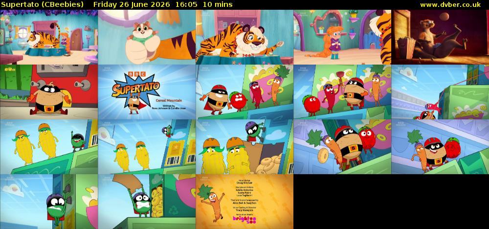 Supertato (CBeebies) Friday 26 June 2026 16:05 - 16:15
