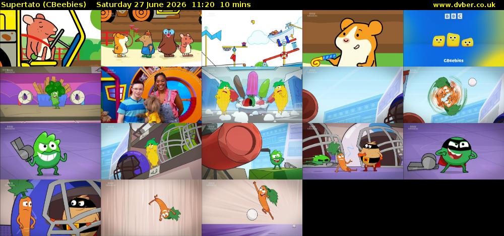 Supertato (CBeebies) Saturday 27 June 2026 11:20 - 11:30