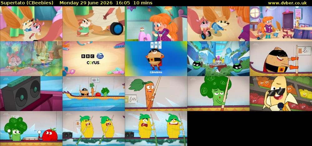Supertato (CBeebies) Monday 29 June 2026 16:05 - 16:15