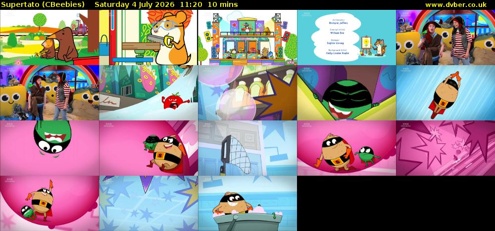 Supertato (CBeebies) Saturday 4 July 2026 11:20 - 11:30