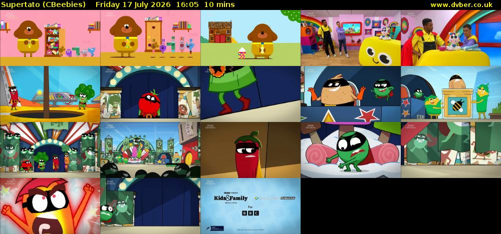 Supertato (CBeebies) Friday 17 July 2026 16:05 - 16:15