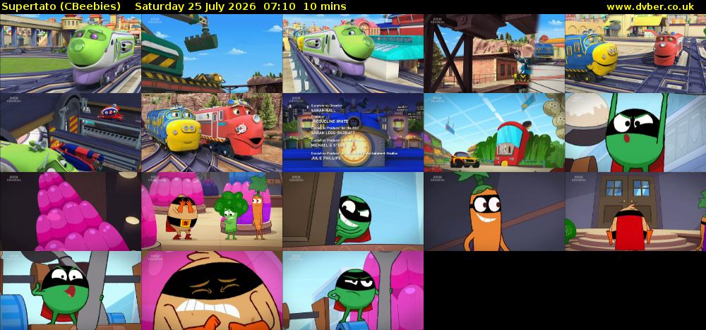 Supertato (CBeebies) Saturday 25 July 2026 07:10 - 07:20