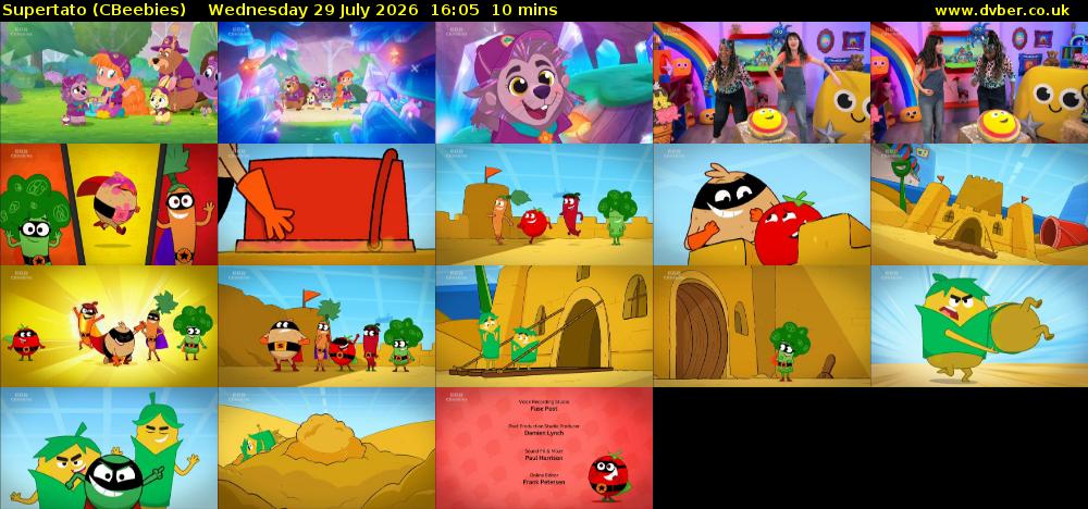 Supertato (CBeebies) Wednesday 29 July 2026 16:05 - 16:15