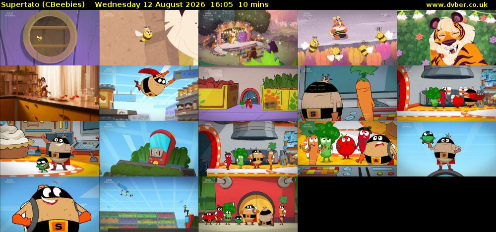Supertato (CBeebies) Wednesday 12 August 2026 16:05 - 16:15
