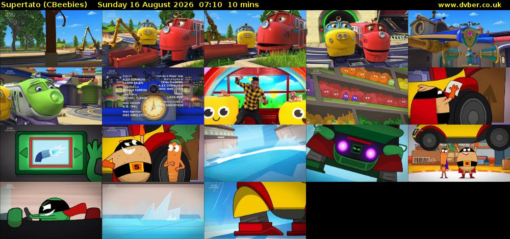 Supertato (CBeebies) Sunday 16 August 2026 07:10 - 07:20