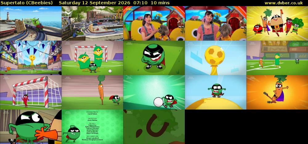 Supertato (CBeebies) Saturday 12 September 2026 07:10 - 07:20