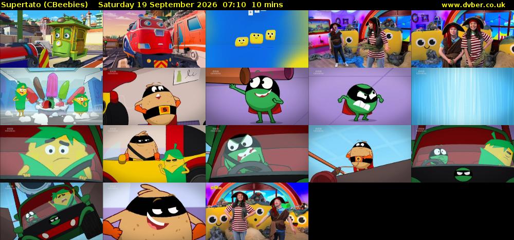 Supertato (CBeebies) Saturday 19 September 2026 07:10 - 07:20