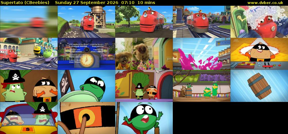 Supertato (CBeebies) Sunday 27 September 2026 07:10 - 07:20