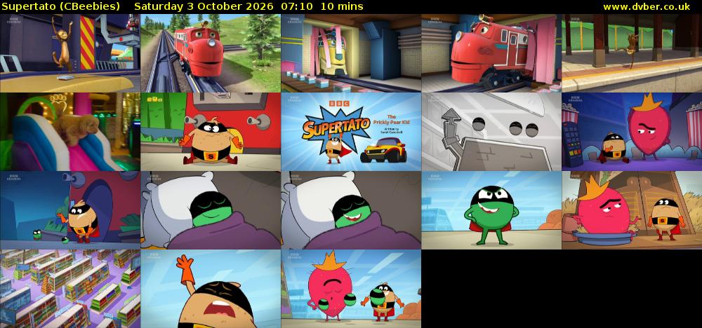 Supertato (CBeebies) Saturday 3 October 2026 07:10 - 07:20