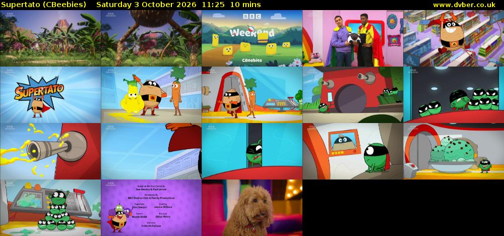 Supertato (CBeebies) Saturday 3 October 2026 11:25 - 11:35