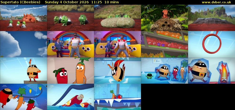 Supertato (CBeebies) Sunday 4 October 2026 11:25 - 11:35