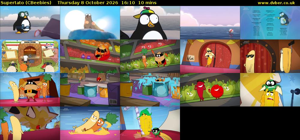 Supertato (CBeebies) Thursday 8 October 2026 16:10 - 16:20