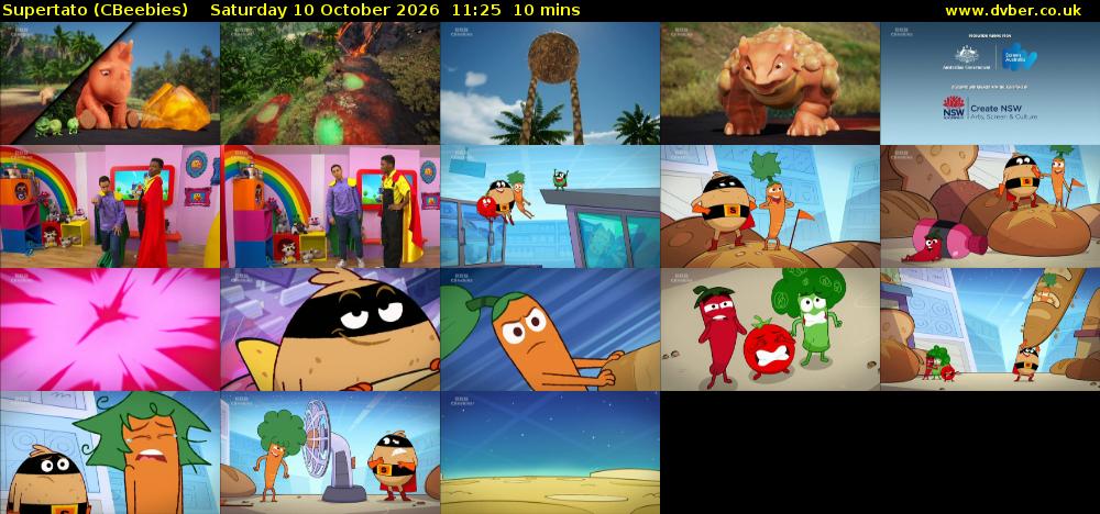 Supertato (CBeebies) Saturday 10 October 2026 11:25 - 11:35