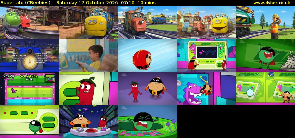 Supertato (CBeebies) Saturday 17 October 2026 07:10 - 07:20