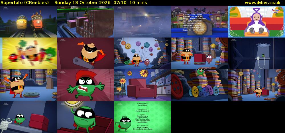 Supertato (CBeebies) Sunday 18 October 2026 07:10 - 07:20