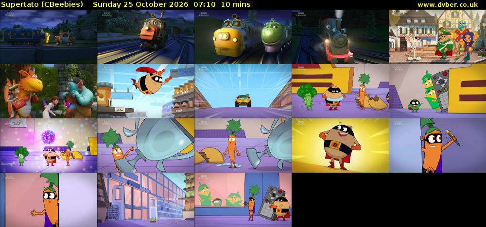 Supertato (CBeebies) Sunday 25 October 2026 07:10 - 07:20