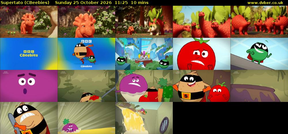 Supertato (CBeebies) Sunday 25 October 2026 11:25 - 11:35