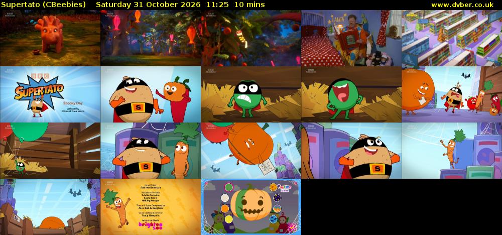 Supertato (CBeebies) Saturday 31 October 2026 11:25 - 11:35