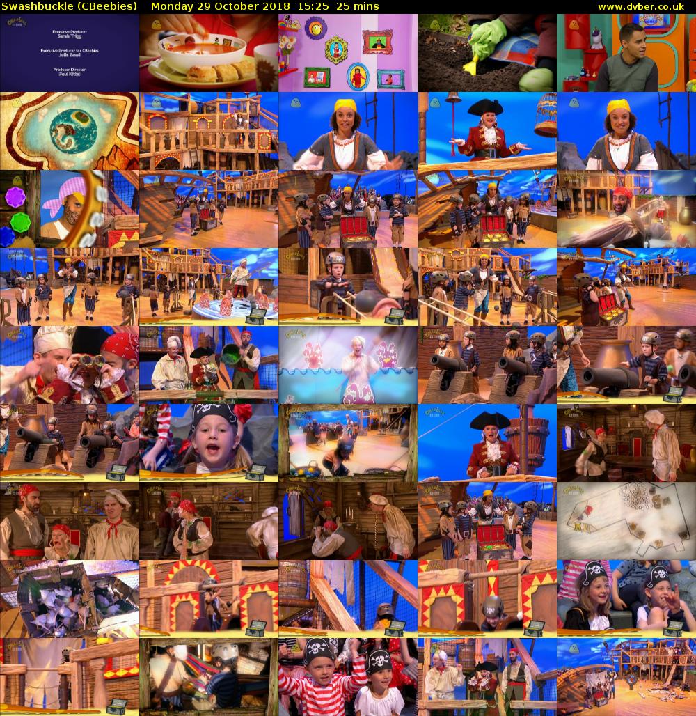 Swashbuckle (CBeebies) Monday 29 October 2018 15:25 - 15:50