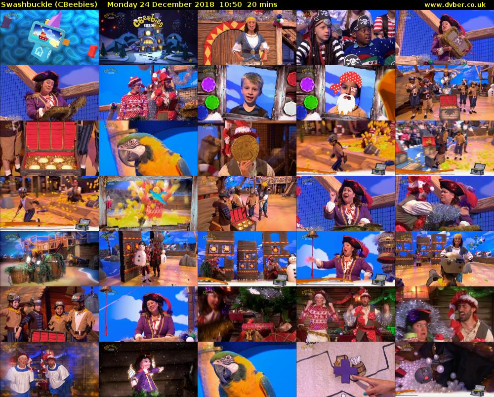Swashbuckle (CBeebies) Monday 24 December 2018 10:50 - 11:10
