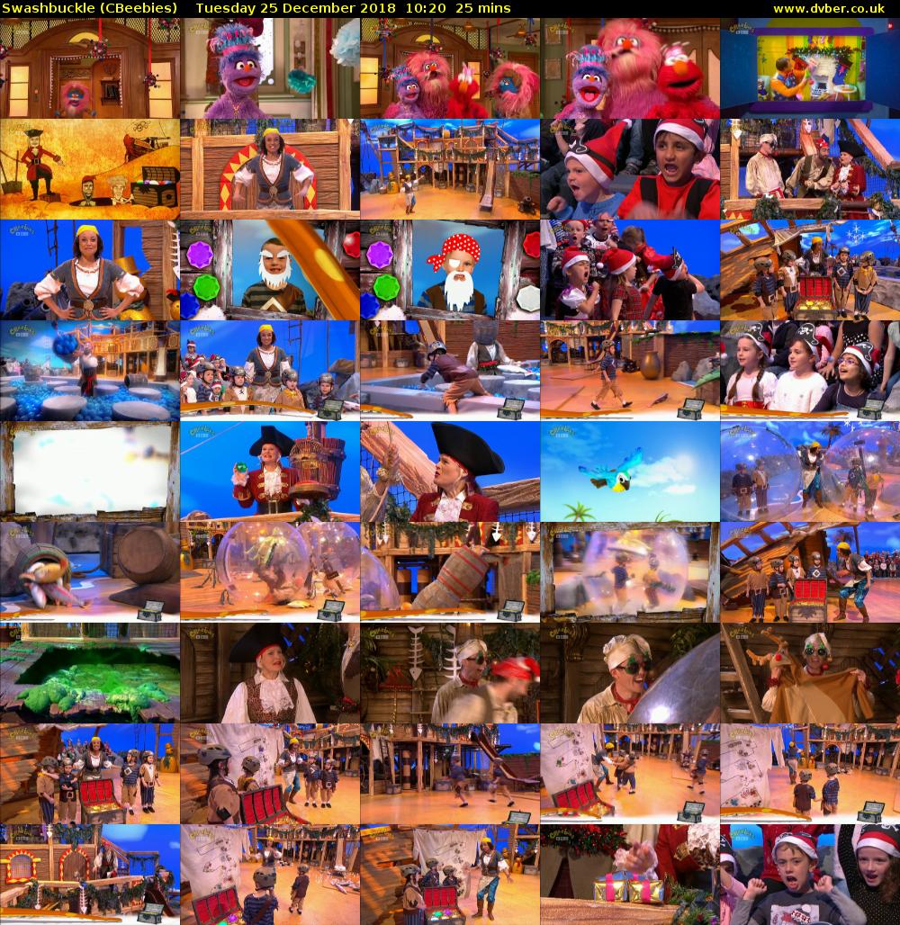 Swashbuckle (CBeebies) Tuesday 25 December 2018 10:20 - 10:45
