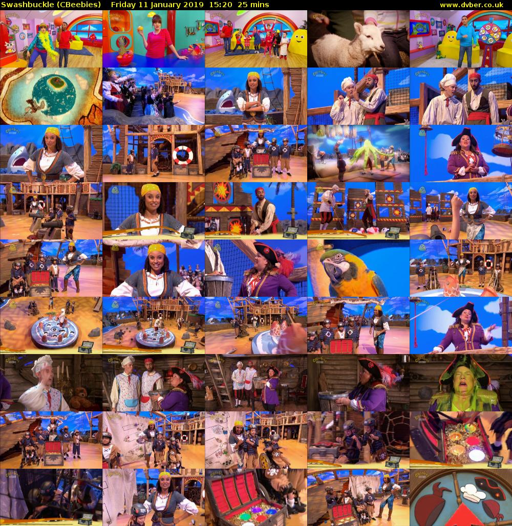 Swashbuckle (CBeebies) Friday 11 January 2019 15:20 - 15:45