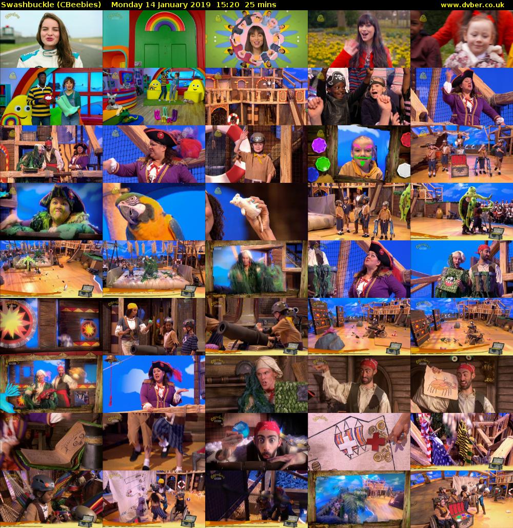 Swashbuckle (CBeebies) Monday 14 January 2019 15:20 - 15:45