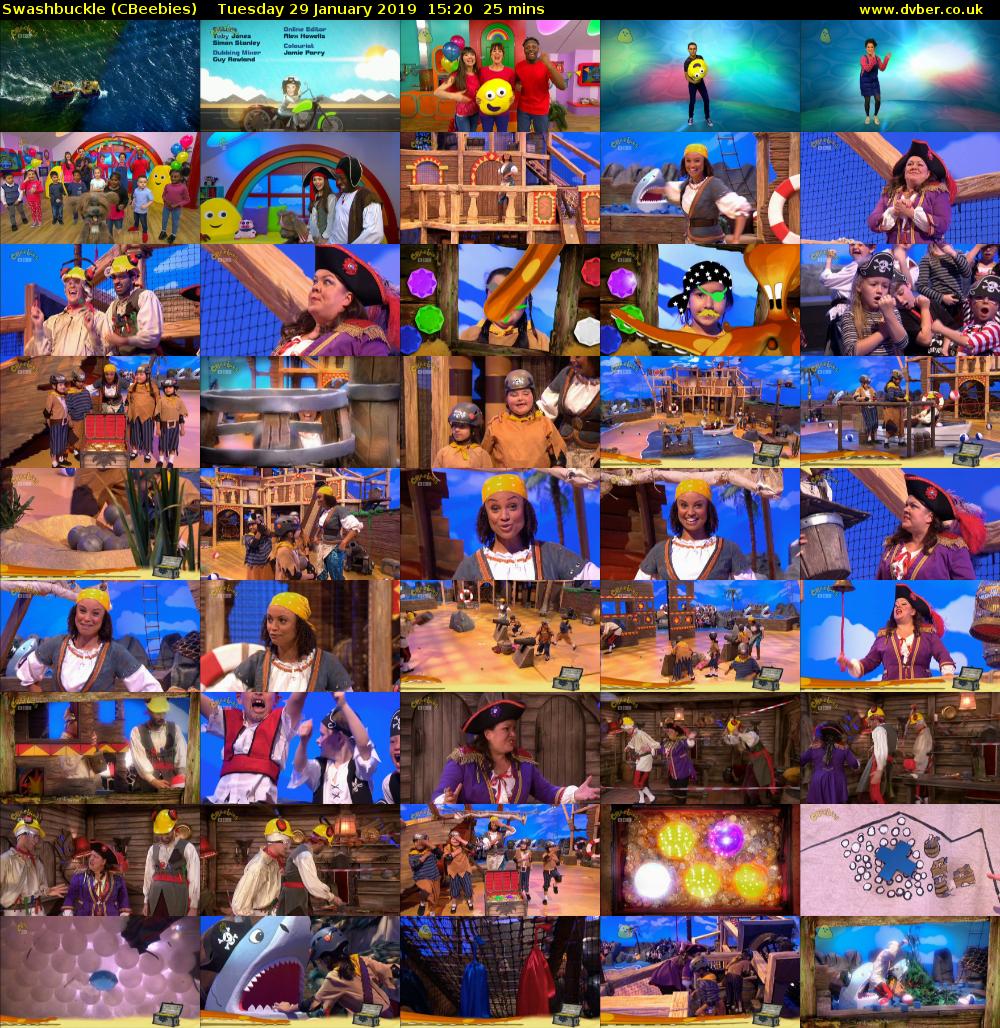 Swashbuckle (CBeebies) Tuesday 29 January 2019 15:20 - 15:45