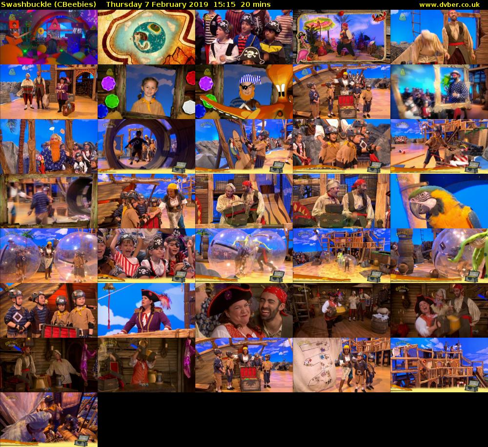 Swashbuckle (CBeebies) Thursday 7 February 2019 15:15 - 15:35