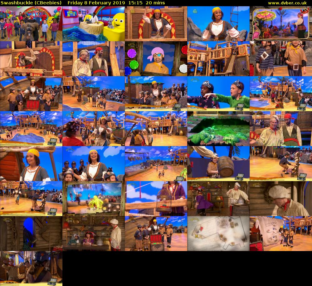 Swashbuckle (CBeebies) Friday 8 February 2019 15:15 - 15:35