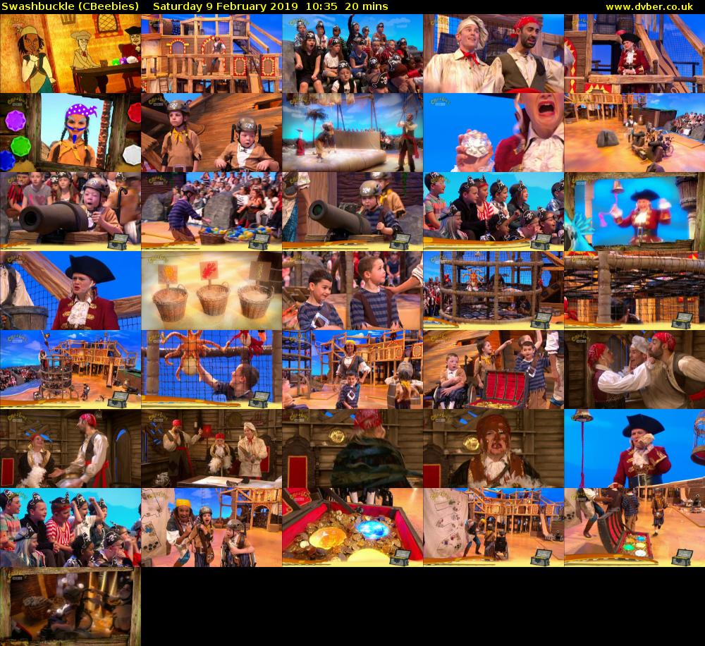 Swashbuckle (CBeebies) Saturday 9 February 2019 10:35 - 10:55