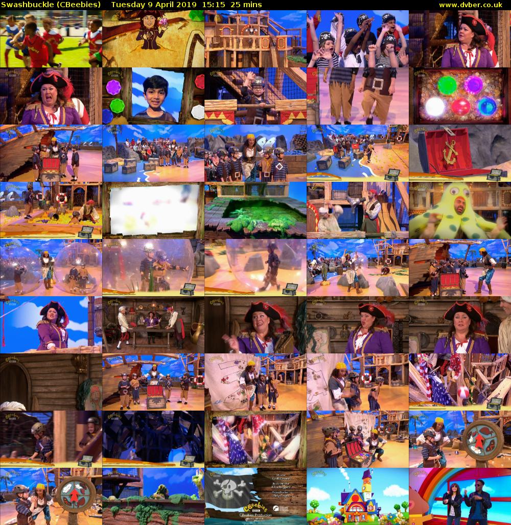 Swashbuckle (CBeebies) Tuesday 9 April 2019 15:15 - 15:40