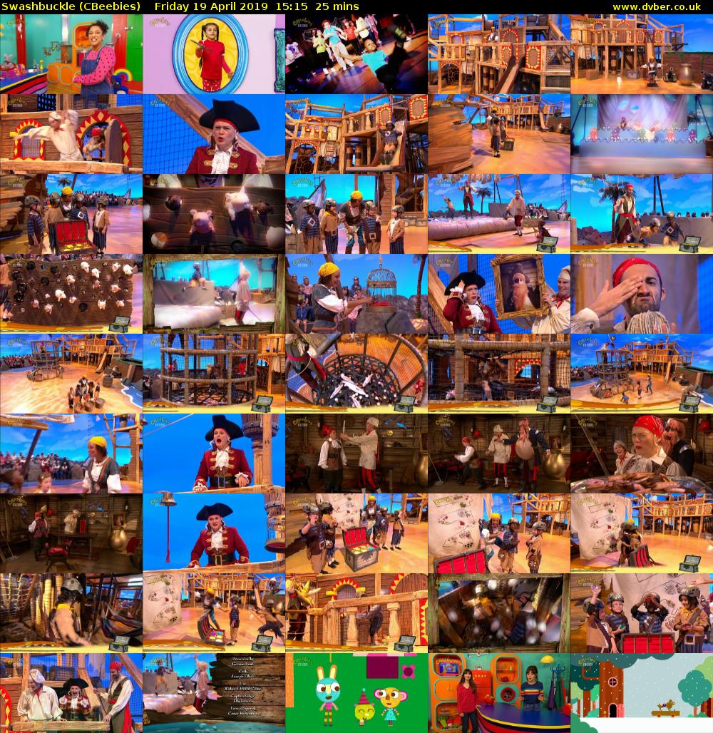 Swashbuckle (CBeebies) Friday 19 April 2019 15:15 - 15:40