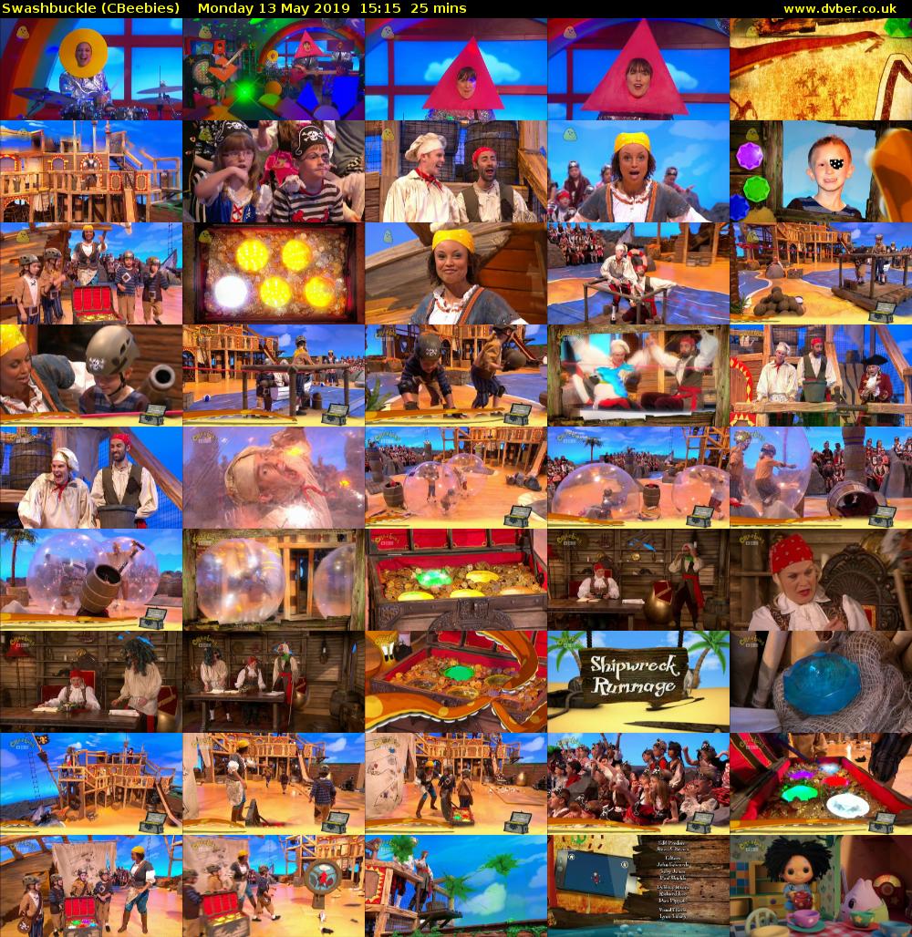 Swashbuckle (CBeebies) Monday 13 May 2019 15:15 - 15:40