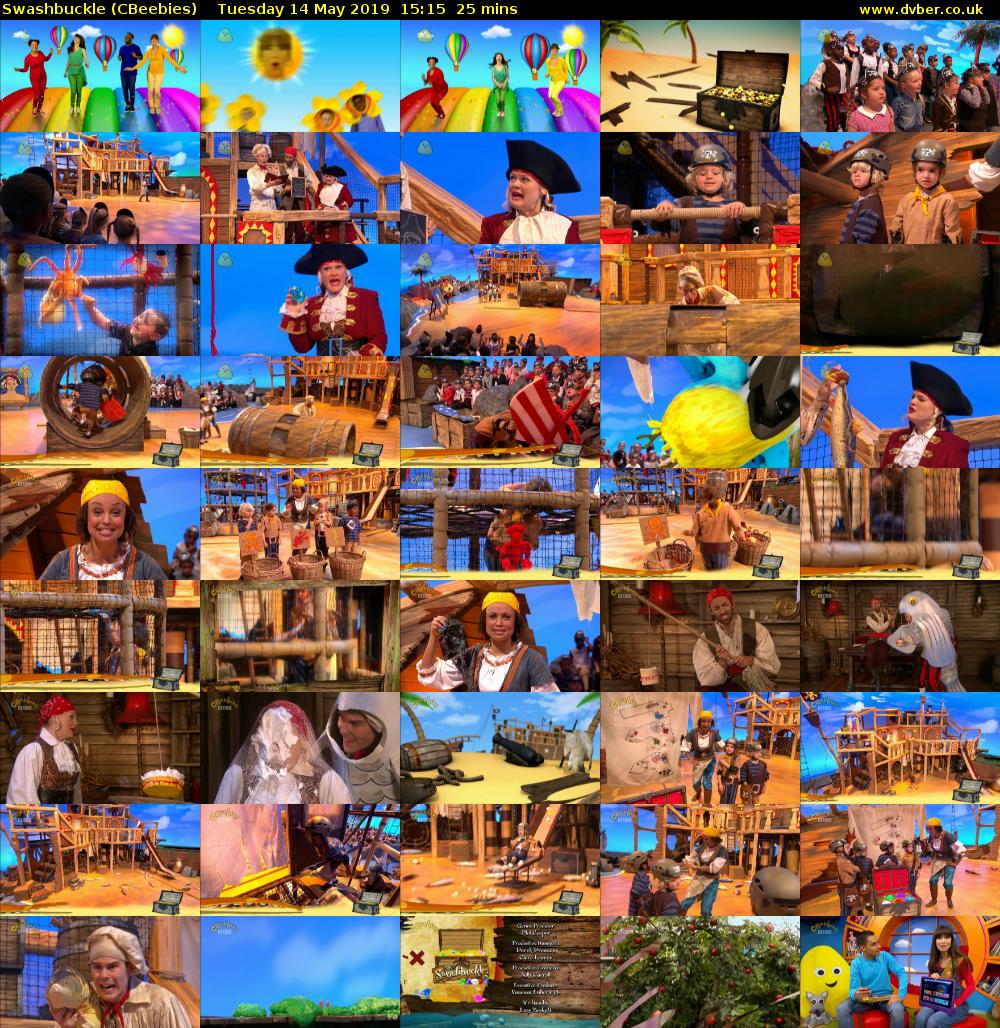 Swashbuckle (CBeebies) Tuesday 14 May 2019 15:15 - 15:40