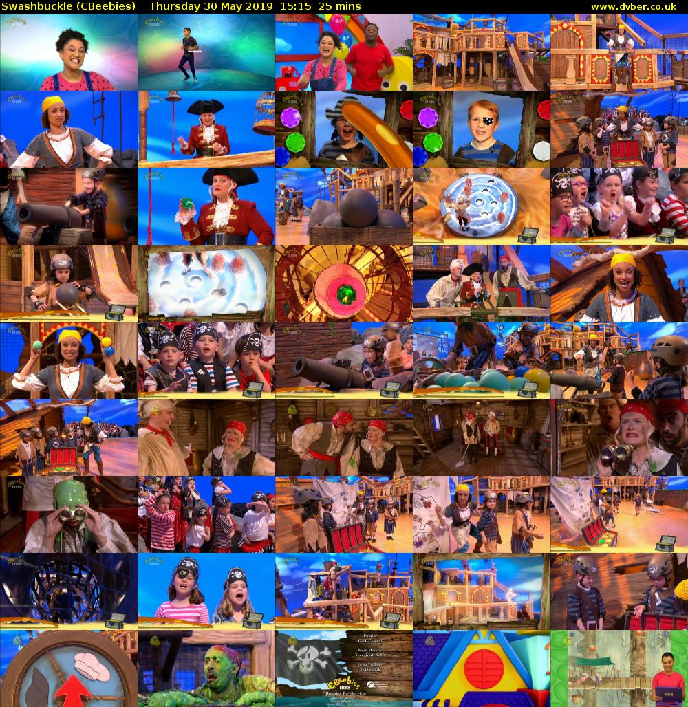Swashbuckle (CBeebies) Thursday 30 May 2019 15:15 - 15:40