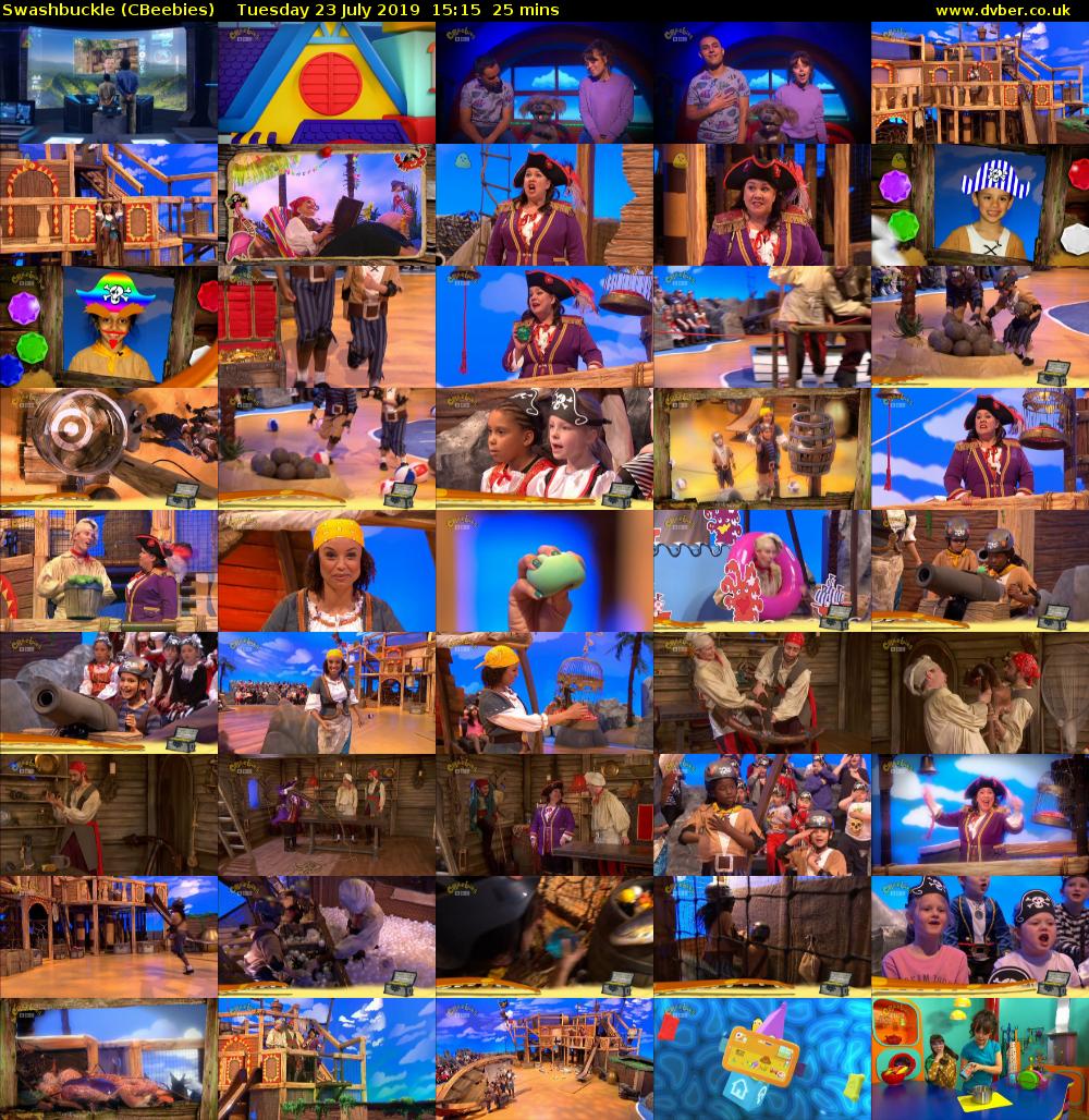 Swashbuckle (CBeebies) Tuesday 23 July 2019 15:15 - 15:40