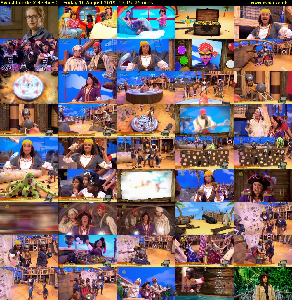 Swashbuckle (CBeebies) Friday 16 August 2019 15:15 - 15:40