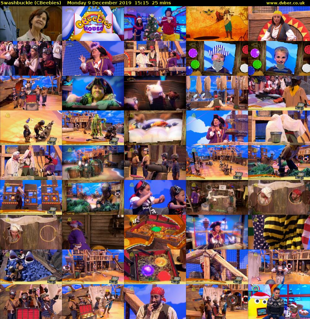 Swashbuckle (CBeebies) Monday 9 December 2019 15:15 - 15:40